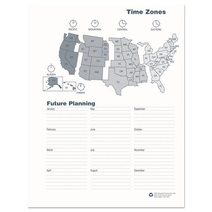 Monthly Hard Cover Planner, 11 x 8.5, Black Cover, 14-Month: Dec 2024 to Jan 2026