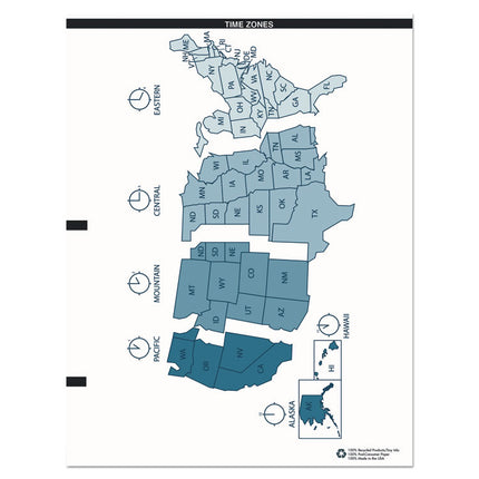 14-Month Recycled Ruled Monthly Planner, 8.75 x 6.78, Black Cover, 14-Month: Dec 2024 to Jan 2026