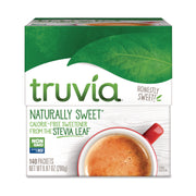 Natural Sugar Substitute, 0.12 oz Packet, 140/Box