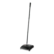 Dual Action Sweeper, 44" Steel/plastic Handle, Black/yellow