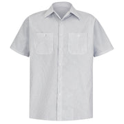 Red Kap® Men's Short Sleeve Striped Work Shirt / SP20CW