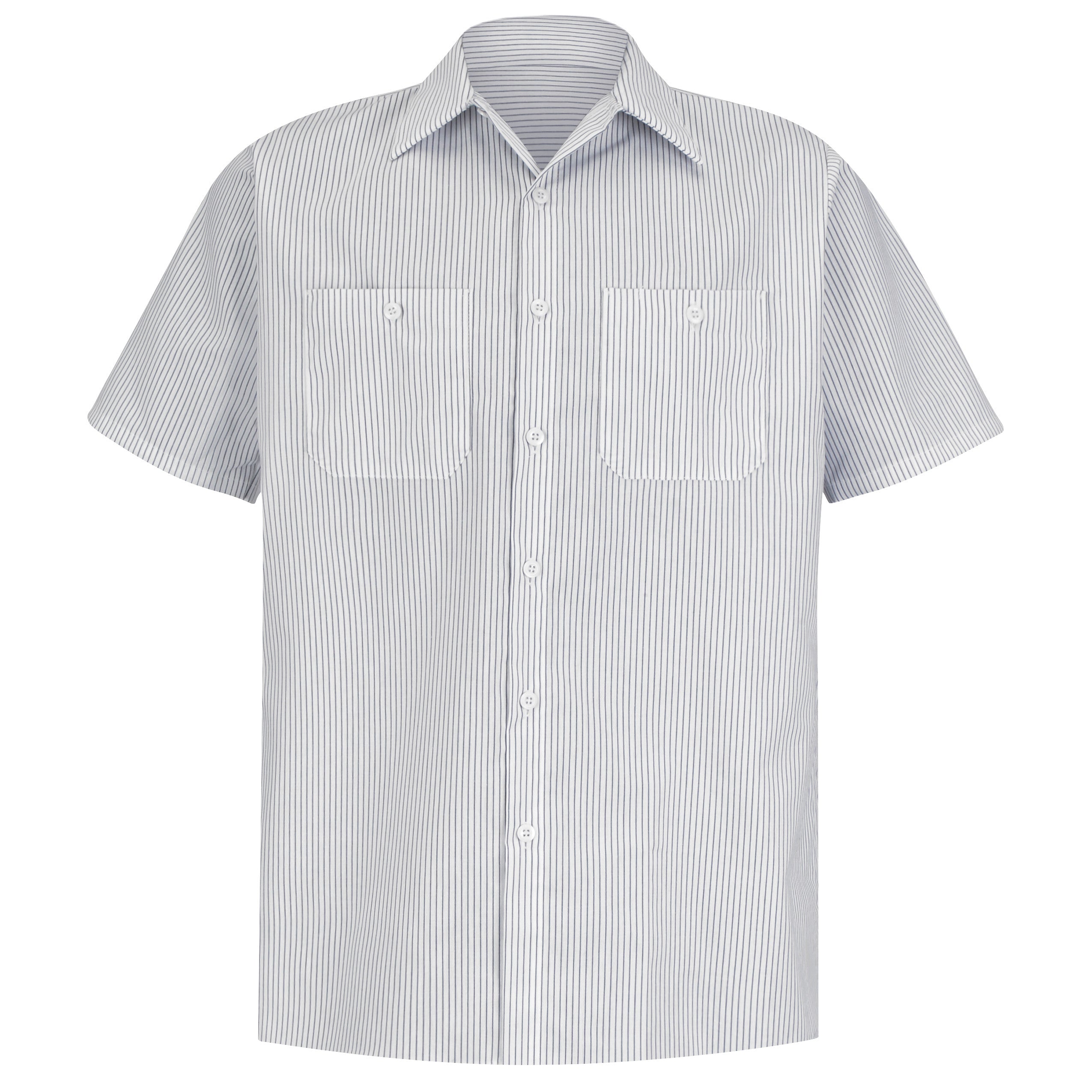Red Kap® Men's Short Sleeve Striped Work Shirt / SP20CW