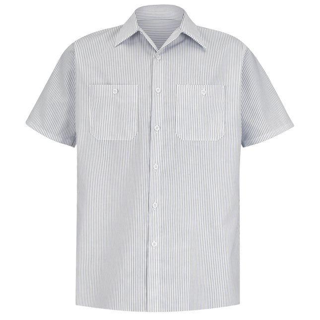 Red Kap® Men's Short Sleeve Striped Work Shirt / SP20CW