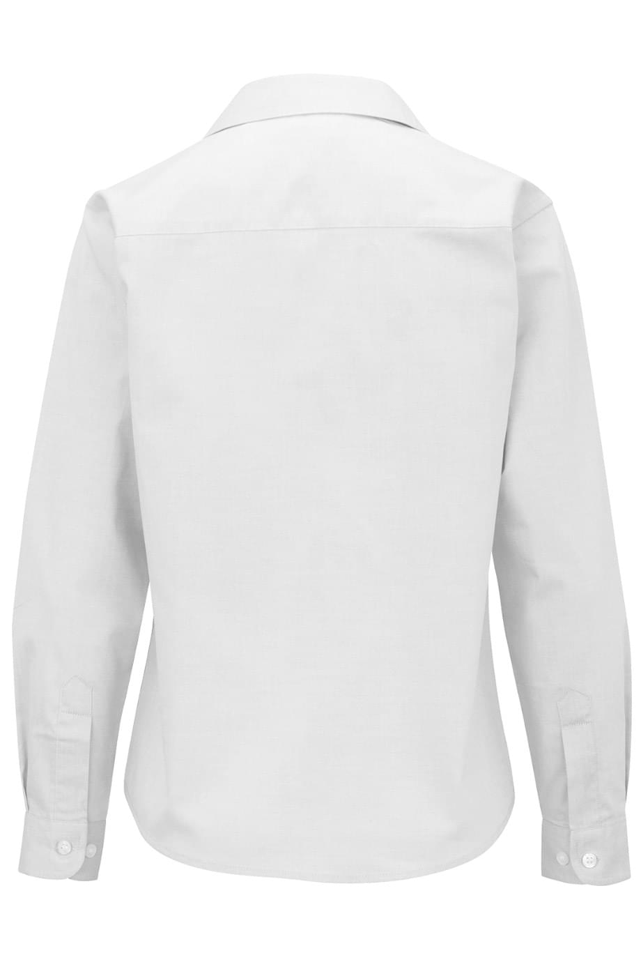 EDWARDS LADIES PINPOINT OXFORD SHIRT - LONG SLEEVE