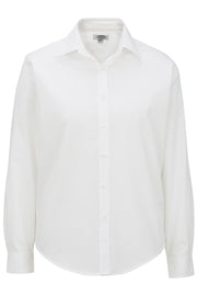 EDWARDS LADIES PINPOINT OXFORD SHIRT - LONG SLEEVE