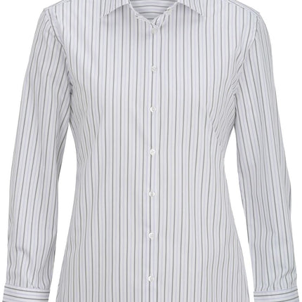 EDWARDS WOMENS LONG SLEEVE PATTERNED DRESS SHIRT