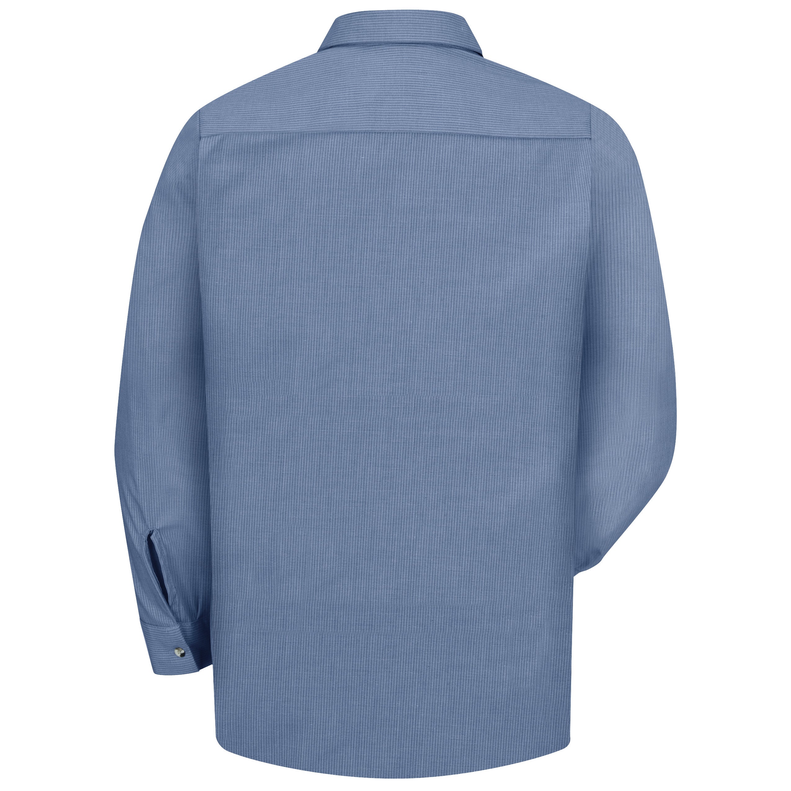 Red Kap® Men's Long Sleeve Geometric Microcheck Work Shirt / SP14DN