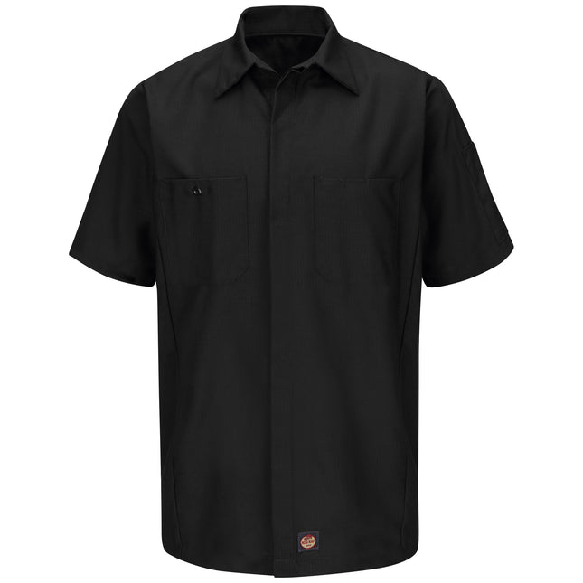 Red Kap® Men's Short Sleeve Solid Crew Shirt / SY20BK