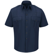 Workrite® Fire Service Men's Classic Short Sleeve Fire Officer Shirt / FSE2NV