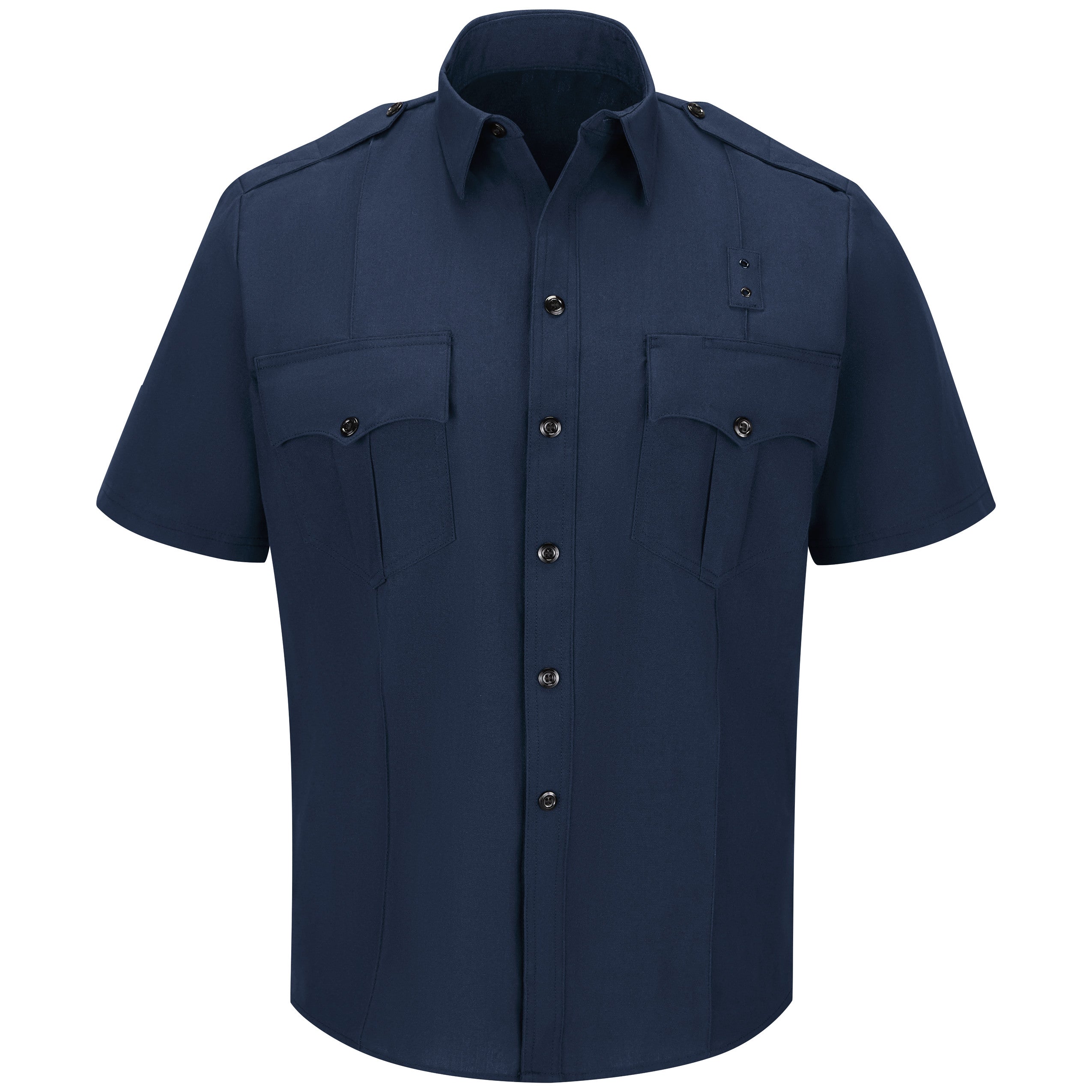 Workrite® Fire Service Men's Classic Short Sleeve Fire Officer Shirt / FSE2NV