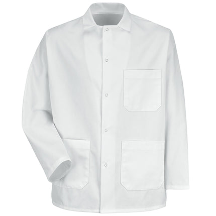 Red Kap® Gripper-Front Short Butcher Coat / 0406WH