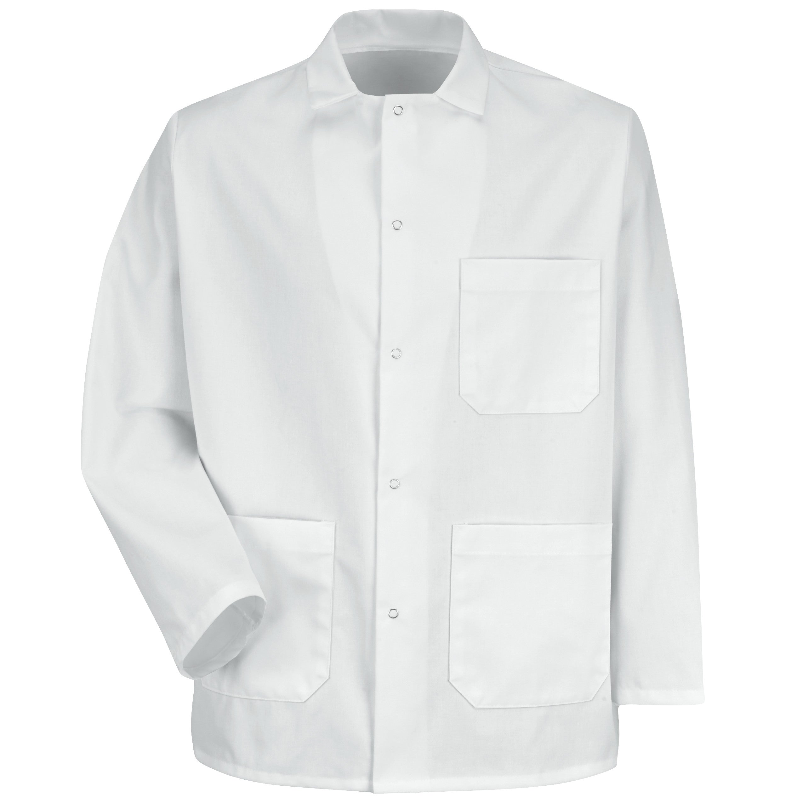 Red Kap® Gripper-Front Short Butcher Coat / 0406WH