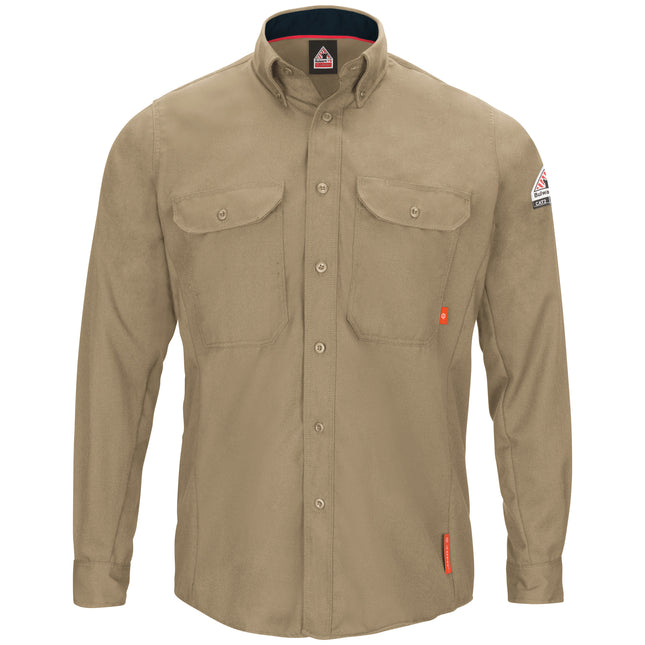 Bulwark® iQ Series® Men's Lightweight Comfort Woven Shirt with Insect Shield / QS52KI