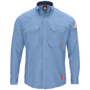 Bulwark® Men's iQ Series® Comfort Woven Long Sleeve Lightweight Shirt / QS52LB