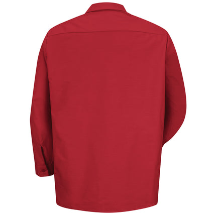 Red Kap® Men's Long Sleeve Industrial Work Shirt / SP14RD