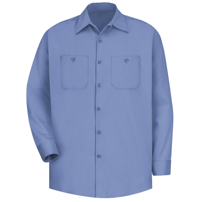 Red Kap® Men's Long Sleeve Wrinkle-Resistant Cotton Work Shirt / SC30LB