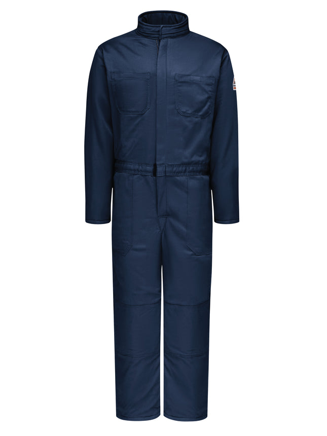 Bulwark® Men's Lightweight Excel FR® ComforTouch® Premium Insulated Coverall / CLC8NV