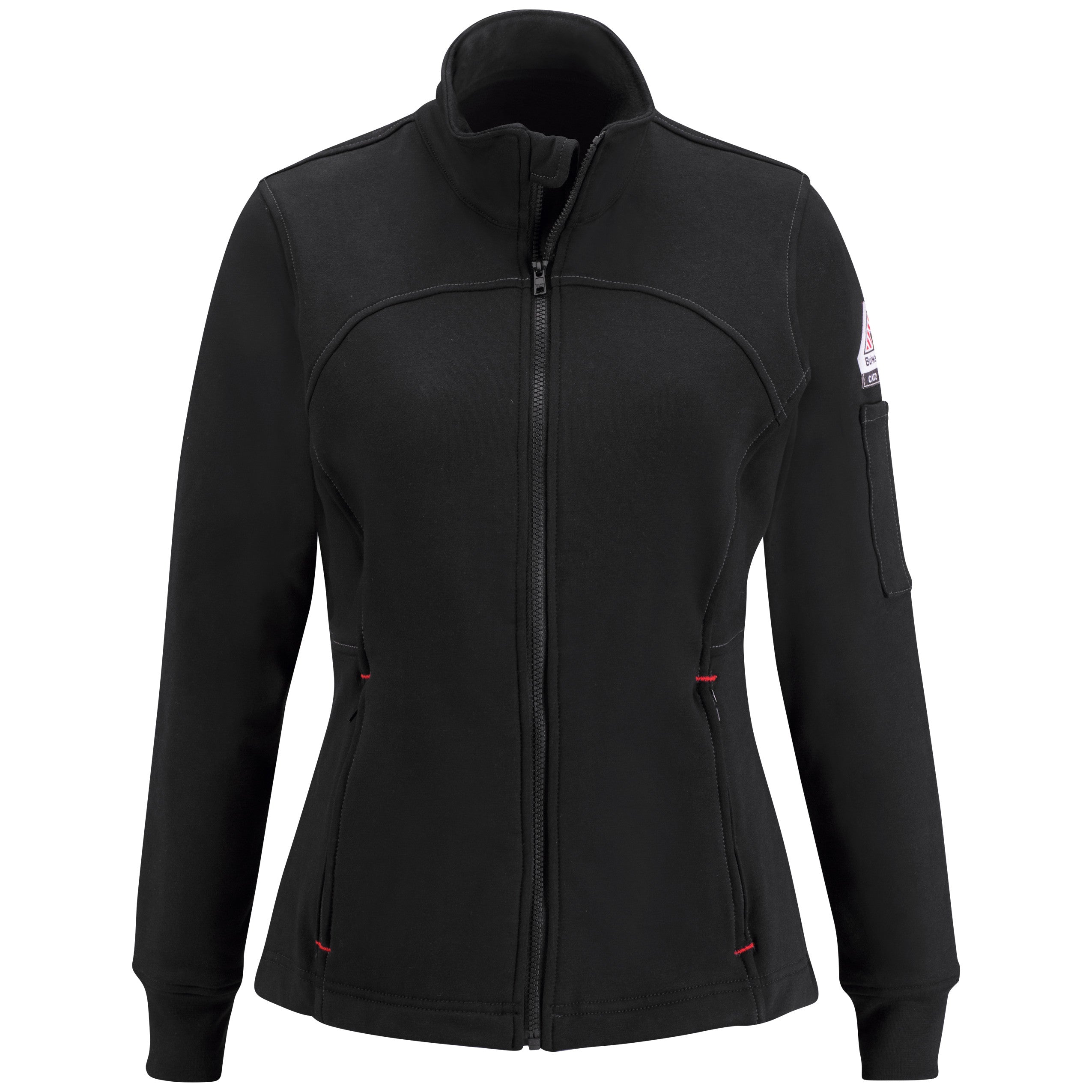 Bulwark® Women's Fleece FR Zip-Up Jacket / SEZ3BK