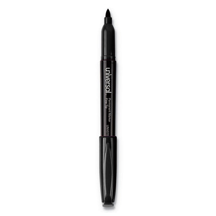 Pen-Style Permanent Marker Value Pack, Fine Bullet Tip, Black, 60/pack