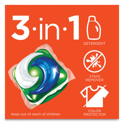 Pods, HE Compatible, Laundry Detergent, Spring Meadow, 35/Pack, 4 Packs/Carton
