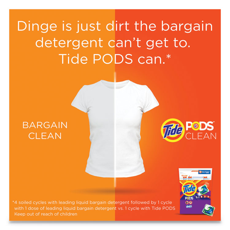 Pods, HE Compatible, Laundry Detergent, Spring Meadow, 35/Pack, 4 Packs/Carton