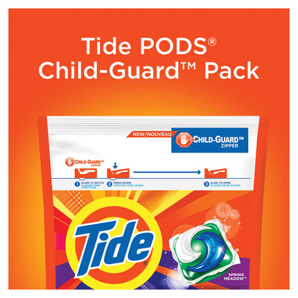 Pods, HE Compatible, Laundry Detergent, Spring Meadow, 35/Pack, 4 Packs/Carton