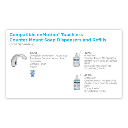 Gp Enmotion Counter Mount Foam Soap Refill, Fragrance-Free, 1,800 Ml, 2/carton