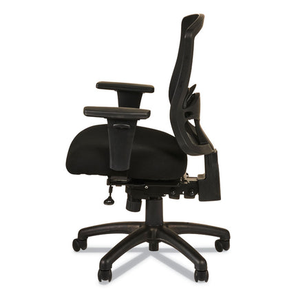 Alera Etros Series Mid-Back Multifunction With Seat Slide Chair, Supports Up To 275 Lb, 17.83" To 21.45" Seat Height, Black
