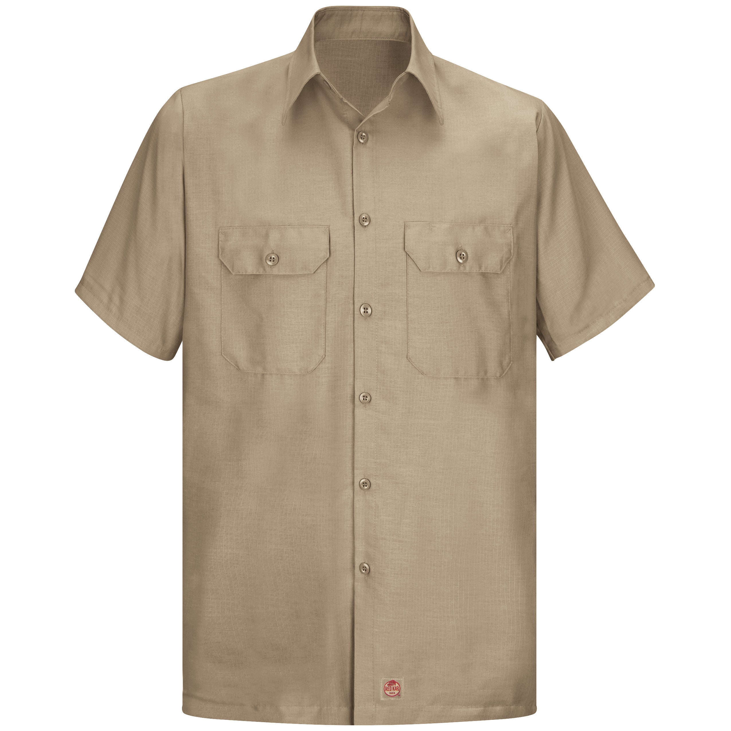 Red Kap® Men's Short Sleeve Solid Rip Stop Shirt / SY60KH