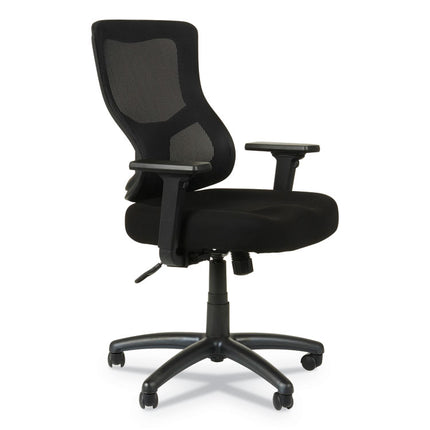 Alera Elusion Ii Series Mesh Mid-Back Swivel/tilt Chair, Adjustable Arms, Supports 275lb, 17.51" To 21.06" Seat Height, Black