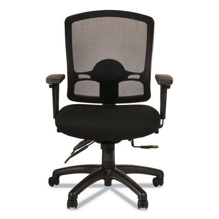 Alera Etros Series Mid-Back Multifunction With Seat Slide Chair, Supports Up To 275 Lb, 17.83" To 21.45" Seat Height, Black