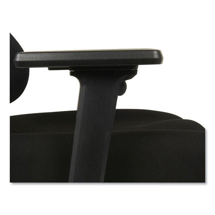Alera Elusion Ii Series Mesh Mid-Back Swivel/tilt Chair, Adjustable Arms, Supports 275lb, 17.51" To 21.06" Seat Height, Black