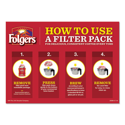Coffee Filter Packs, Classic Roast, .9oz, 160/carton
