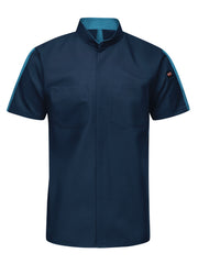Red Kap® Men's Short Sleeve Two Tone Pro+ Work Shirt with OilBlok and MIMIX® / SX46NT