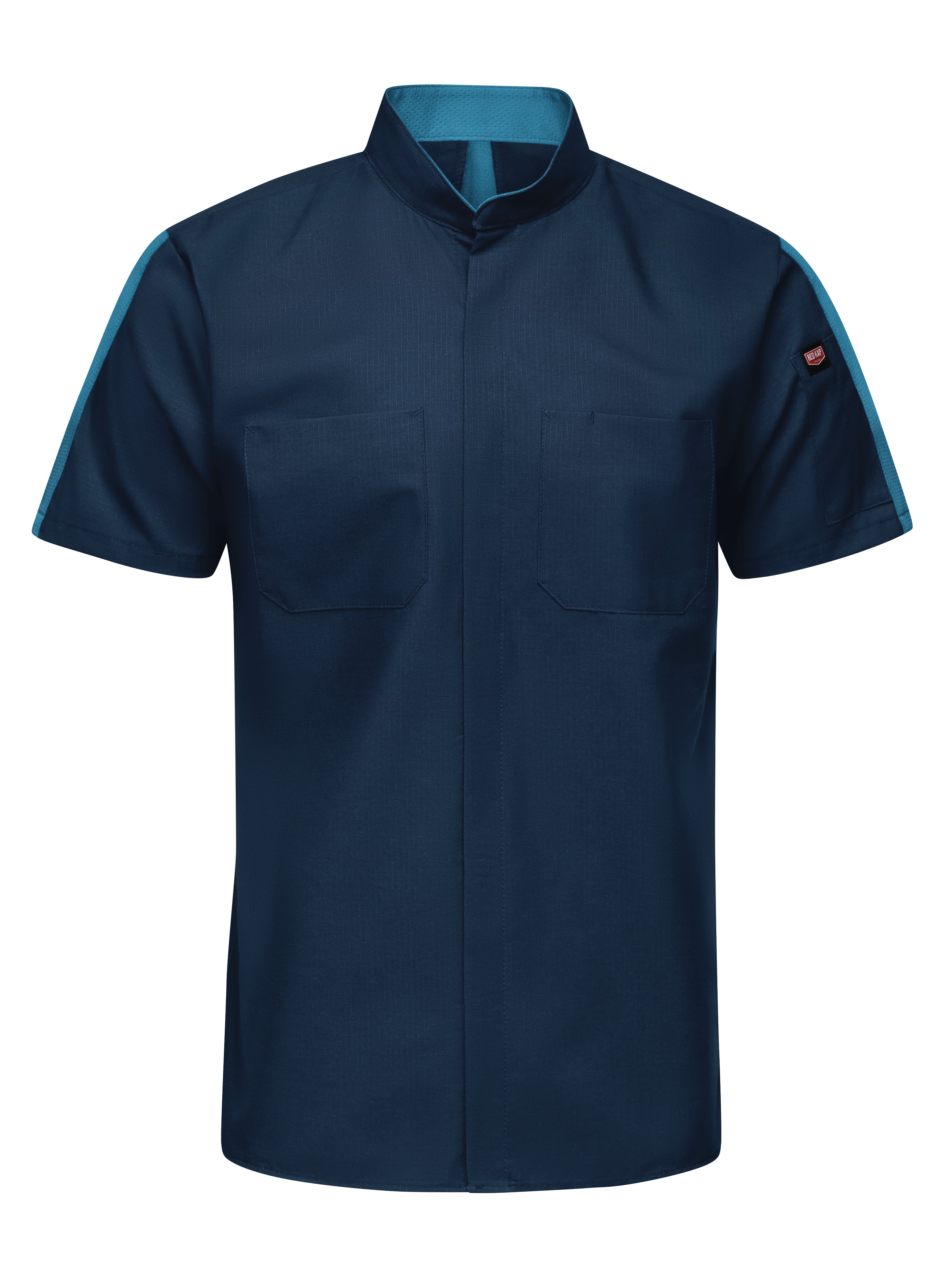 Red Kap® Men's Short Sleeve Two Tone Pro+ Work Shirt with OilBlok and MIMIX® / SX46NT