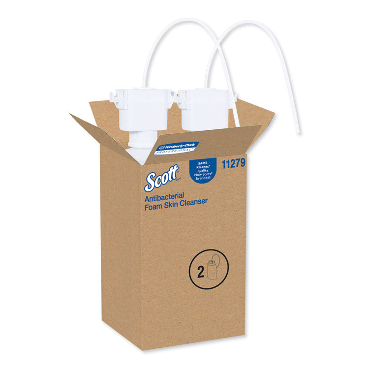 Antimicrobial Foam Skin Cleanser Refill, Unscented, 1,500 mL, 2/Carton