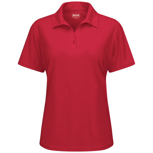 Red Kap® Women's Short Sleeve Performance Knit® Flex Series Pro Polo / SK91RD