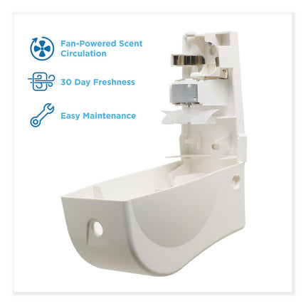 ActiveAire Powered Whole-Room Freshener Dispenser, 4.38" x 4" x 7.81'', White