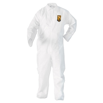 A20 Breathable Particle Protection Coveralls, Zip Closure, 2x-Large, White