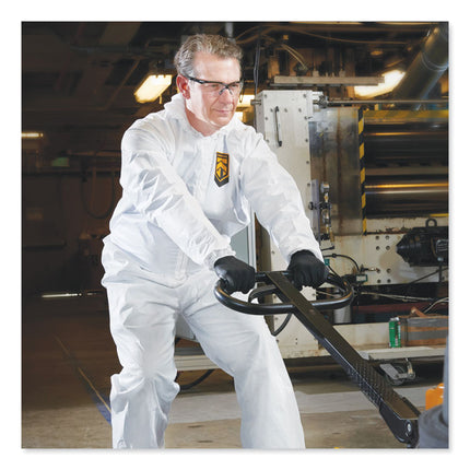 A45 Prep and Paint Coveralls, Large, White, 25/Carton