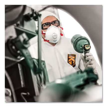 A45 Prep and Paint Coveralls, Large, White, 25/Carton