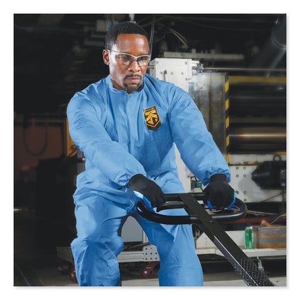 A20 Zipper Front Protection Coveralls, X-Large, Blue, 24/carton