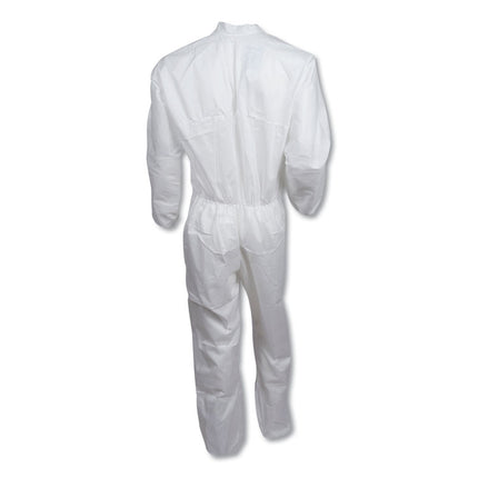 A40 Coveralls, Large, White, 25/carton