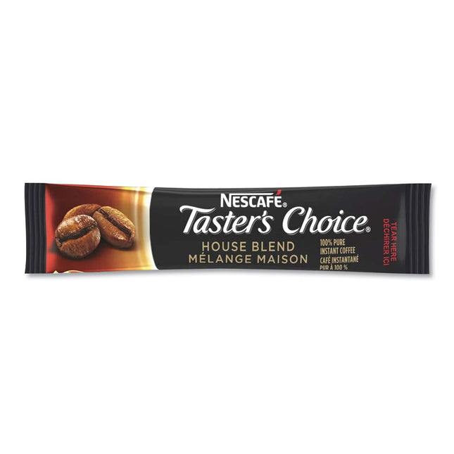 Taster's Choice House Blend Instant Coffee, 0.1oz Stick, 6/box, 12box/carton