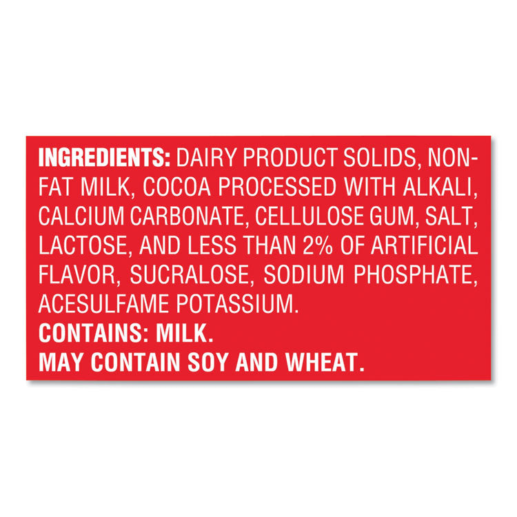 No-Sugar-Added Hot Cocoa Mix Envelopes, Rich Chocolate, 0.28 Oz Packet, 30/box