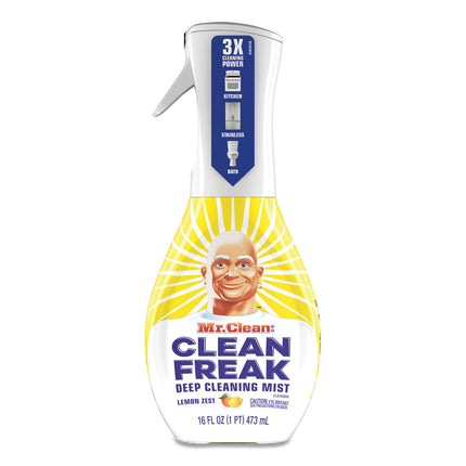 Clean Freak Deep Cleaning Mist Multi-Surface Spray, Lemon, 16 Oz Spray Bottle