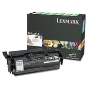 T650a11a Return Program Toner, 7,000 Page-Yield, Black