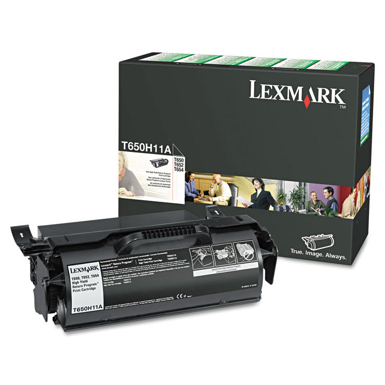 T650h11a Return Program High-Yield Toner, 25,000 Page-Yield, Black