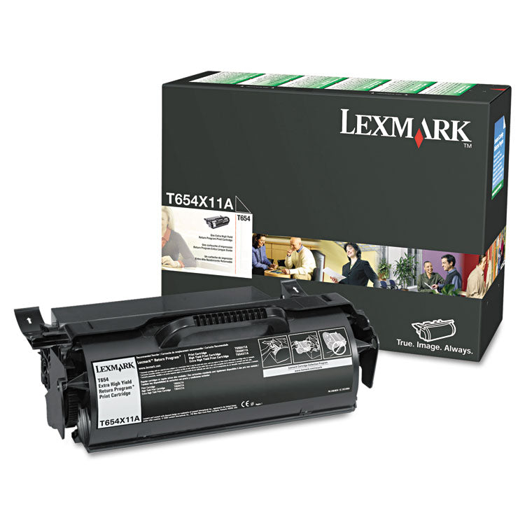 T654x11a Return Program Extra High-Yield Toner, 36,000 Page-Yield, Black