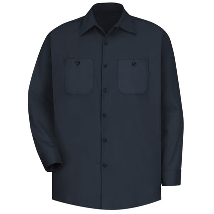 Red Kap® Men's Long Sleeve Wrinkle-Resistant Cotton Work Shirt / SC30DN